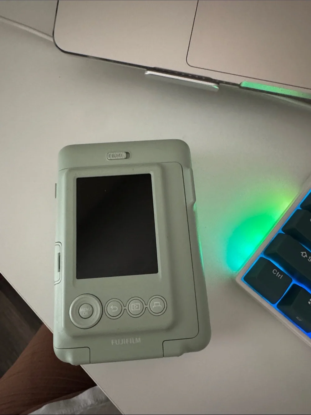 Fujifilm instax mini LiPlay Mint Green Instant Camera